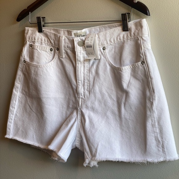 NWT J. Crew Cotton 3.5” Inseam Denim Shorts Size 29 White - Picture 4 of 8